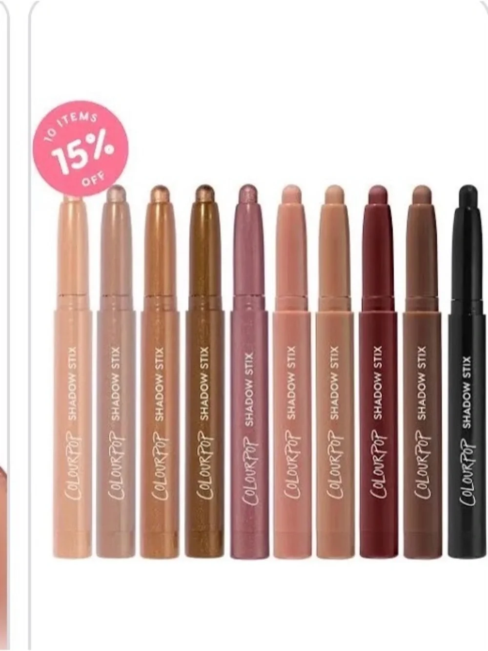 Coulourpop shadow stix 3 of them